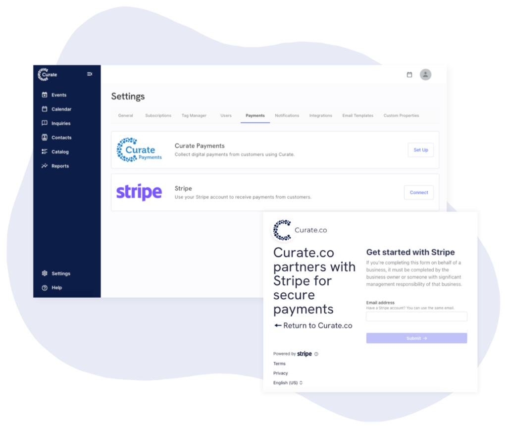 Key features like easy payment processing.